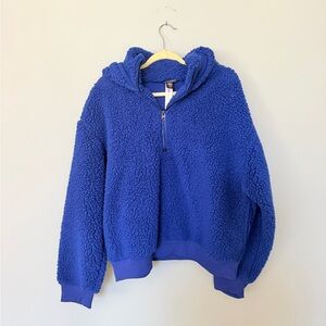 Victoria’s Secret Cozy Blue Sherpa Hoodie